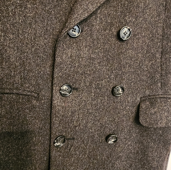 Vintage Mens PIERRE CARDIN 100%wool Top Coat - Picture 2 of 16